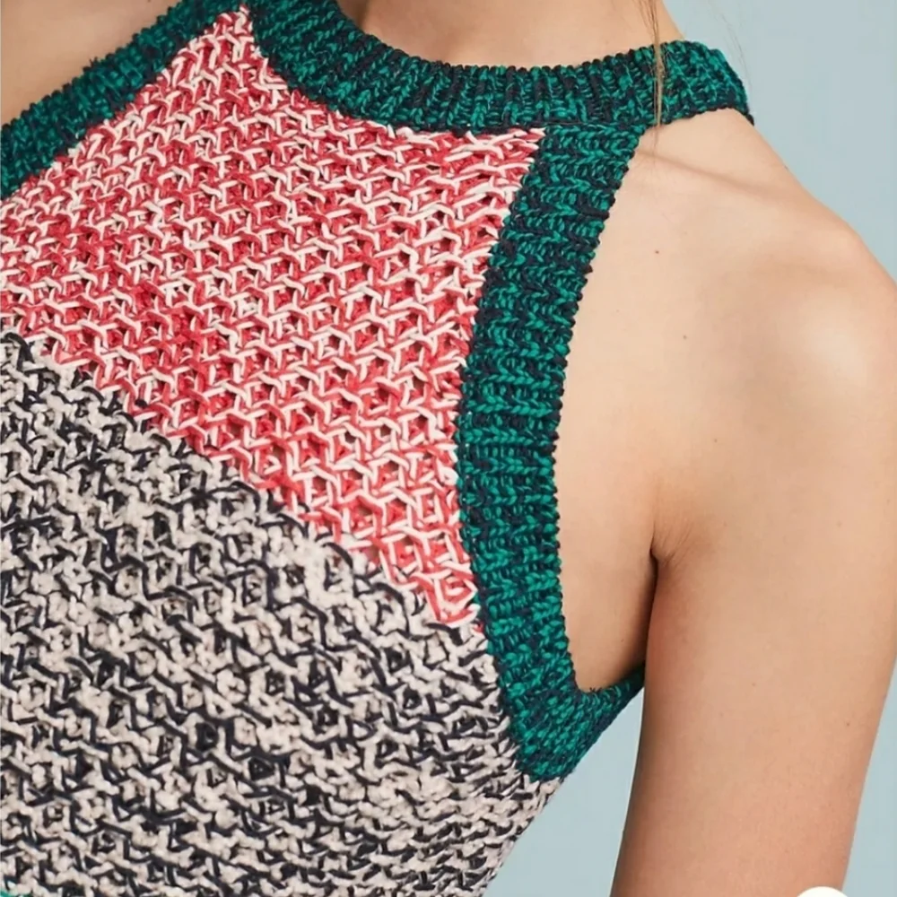 Maeve Multicolor Knit Sleeveless Top - Picture 2 of 3